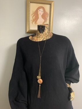 Handmade Lariat Rose Gold Necklace